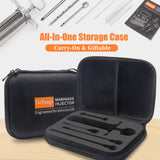 DePango Meat Injector, Stainless Steel Marinade Injector Flavor Syringe Kit with 2-oz Measurement Window for Smoker Food BBQ Grill, Cooking Turkey Chicken Steak Beef Brisket Pork-Chops, 3 Meat Needles DePango