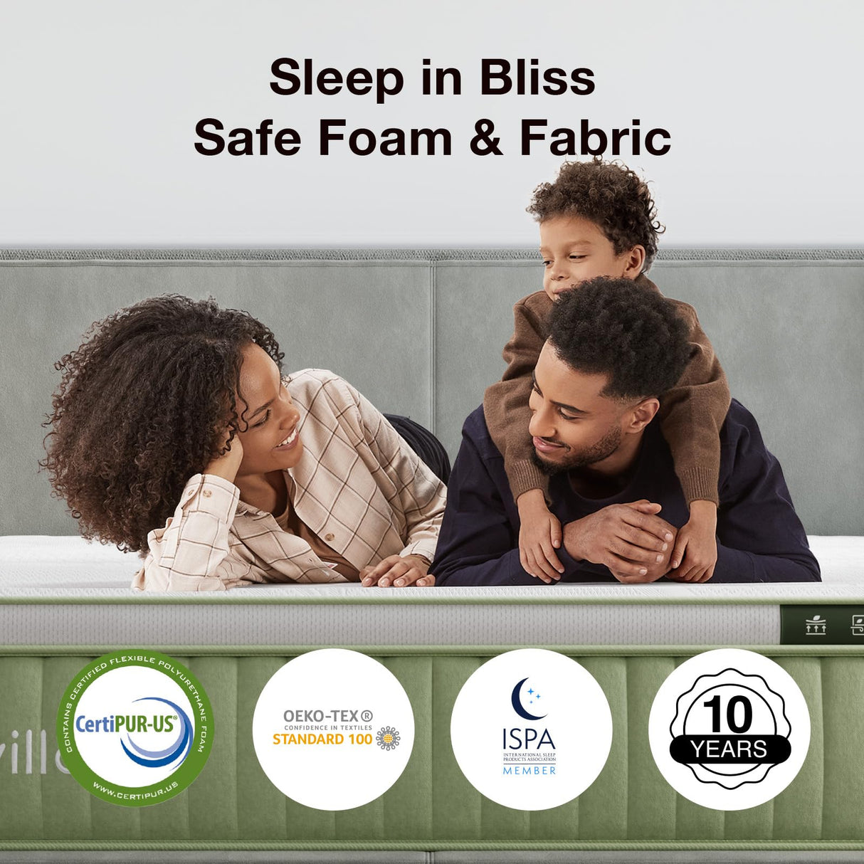 Novilla Hybrid King Mattress, 12 Inch King Size Hybrid Mattress in a Box with Individually Wrapped Coils & Euro Top for Pressure Relief & Motion Isolation & Cool Night Sleep, CertiPUR-US Certified Novilla