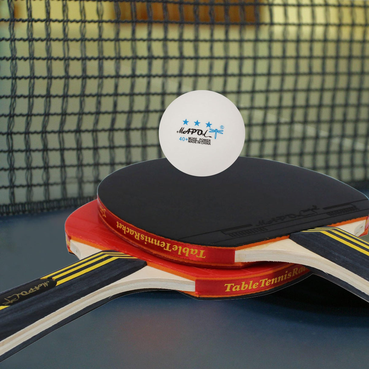 MAPOL 50 White 3-Star Table Tennis Ball Premium Training Ping Pong Balls MAPOL