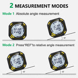 SNAKOL Digital Angle Finder Protractor Inclinometer Level Angle Gauge Angle Cube Level Box with 5-Sided Magnes and Backlight, Measuring Tool for Construction,Machinery and Woodworking SNAKOL