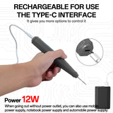 BK210 Soldering Iron Kit, 3200mAh Wireless Electric Soldering Iron Pen with Precision Soldering Tip (C210), LED Digital Display,Auto-Hibernation, for Precision Repair of Electronic Products (BK210) BAKON