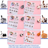 UOOU Needle Felting Beginners Kit with Box,Needles Felting Supplies with 24Pcs Felting Needles,Felting Pad,Wool Roving,DIY Needle Felting Cat Dolls UOOU