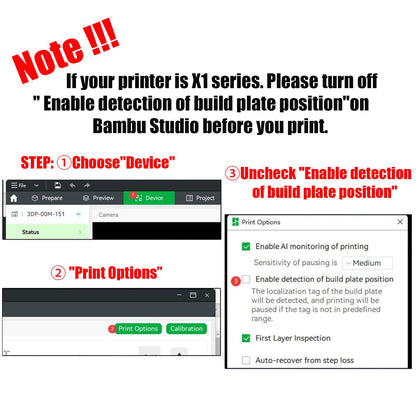 RETUXEP 3D Printer PEO PEI Cool Build Plate for Bambu Lab X1C/X1/X1E/P1P/P1S/A1 3D Printer,Smooth PEO+Textured PEI Surface 257x257mm Spring Steel Plate,Double Sided Flexible Sheet Removable P - WoodArtSupply