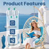 Heavy Duty Hammock Hanging Kit, 2 Pack 1300LBS Capacity M8 Spring Hammock Chair for Outdoor Indoor Activity of Porch Swings Hanging Chairs. Aheucndg