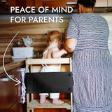 Toddlers Tower Safety Net - Safety Guard for Toddlers Tower - Kitchen Step Tool Toddlers/Kids - Pattern OLYMPE STORE