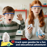 Woumserta Gemstone Dig Kits, Space Science Kits for Kids Age 6-7 8-12, Gem & Geodes Collcetion Kit Toys for Boys Girls, Rock Gifts for 6 7 8 9 Year Old Boys Girls Birthday Gift Woumserta