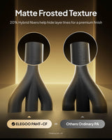 ELEGOO Carbon Fiber PAHT Filament 1.75mm Black 1KG, Nylon CF High Temp 3D Printing Filament, High Strength & Rigidity, Corrosion Resistance, 1KG(2.2lbs) Spool for Enclosed FDM 3D Printers ELEGOO