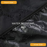 COOSOO Shuffleboard Table Cover Waterproof Outdoor 9FT 12FT 14 FT Shuffleboard Table Cover Weather Resistant Dustproof Furniture Protective Black COOSOO