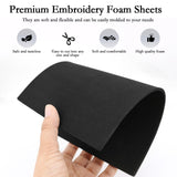 24 Pcs Embroidery Foam Sheets, 6" x 9" High Density 3mm Thick EVA Craft Foam for 3D Embroidery Crafts and Arts, Cosplay Costumes, DIY Projects, Quilting, Hats, Pillows AJLICHIBAN FUN