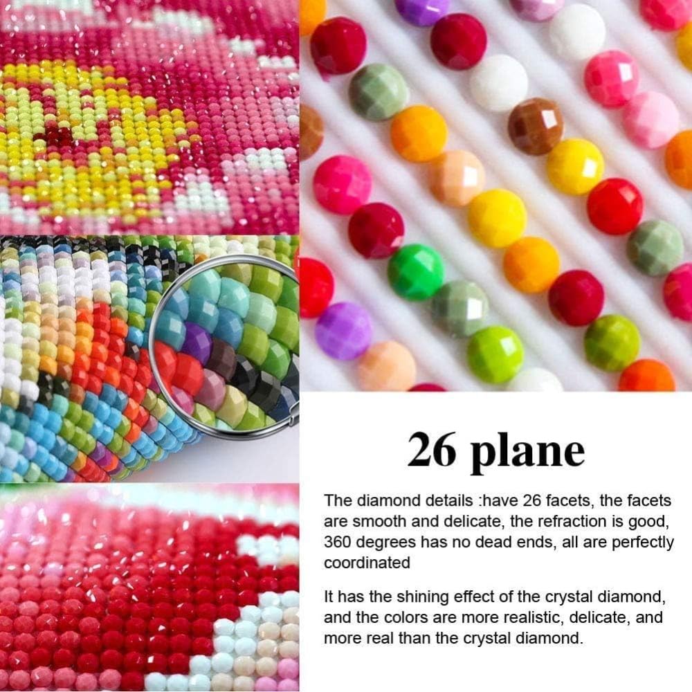 ZZHHJY WWII Bomber Diamond Painting for Adults, 5D Airplane Full Drill Diamond Art Kit, DIY Airplane Gem Painting Set, for Room Decor Bedroom Decor Gifts (16x20 in) ZZHHJY