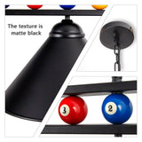 LuoliiTa Pool Table Light, 58" Billiard Light for 7' 8' 9' Pool Table, Hanging Billiards Light for Billiard Room, Game Room, Restaurant, Coffee Shop LuoliiTa