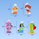 Bluey Sand Art Kit, Includes 5 Sand Art Bottles & 7 Colored Sands, Create Your Own Sand Art, DIY Kit, Fun Art Project for Kids Aged 6+ Bluey