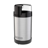 BLACK+DECKER One Touch Coffee Grinder, 2/3 Cup Coffee Bean Capacity, Spice Grinder, One Touch Push-Button Control -150 Watts -Stainless Steel Blades BLACK+DECKER