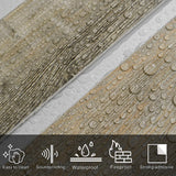 COLAMO Wood Look Tile Peel and Stick Backsplash,Thick Rigid Oak-Weathered Stick On Kitchen Backsplash,Adhesive Faux Shiplap Wood Panels for RV,Vanity,Accent Wall,Self Stick Wall Tile(24PCS) COLAMO