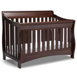 Delta Children Bentley S Series 4-in-1 Convertible Baby Crib, Chocolate Delta Children