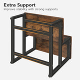 HOOBRO Step Stools for Kids, Toddler Step Stool, Kids Potty Training Wooden Stool, for Bathroom, Kitchen, Bedroom, Sturdy and Stable, Rustic Brown BF12JD01 HOOBRO