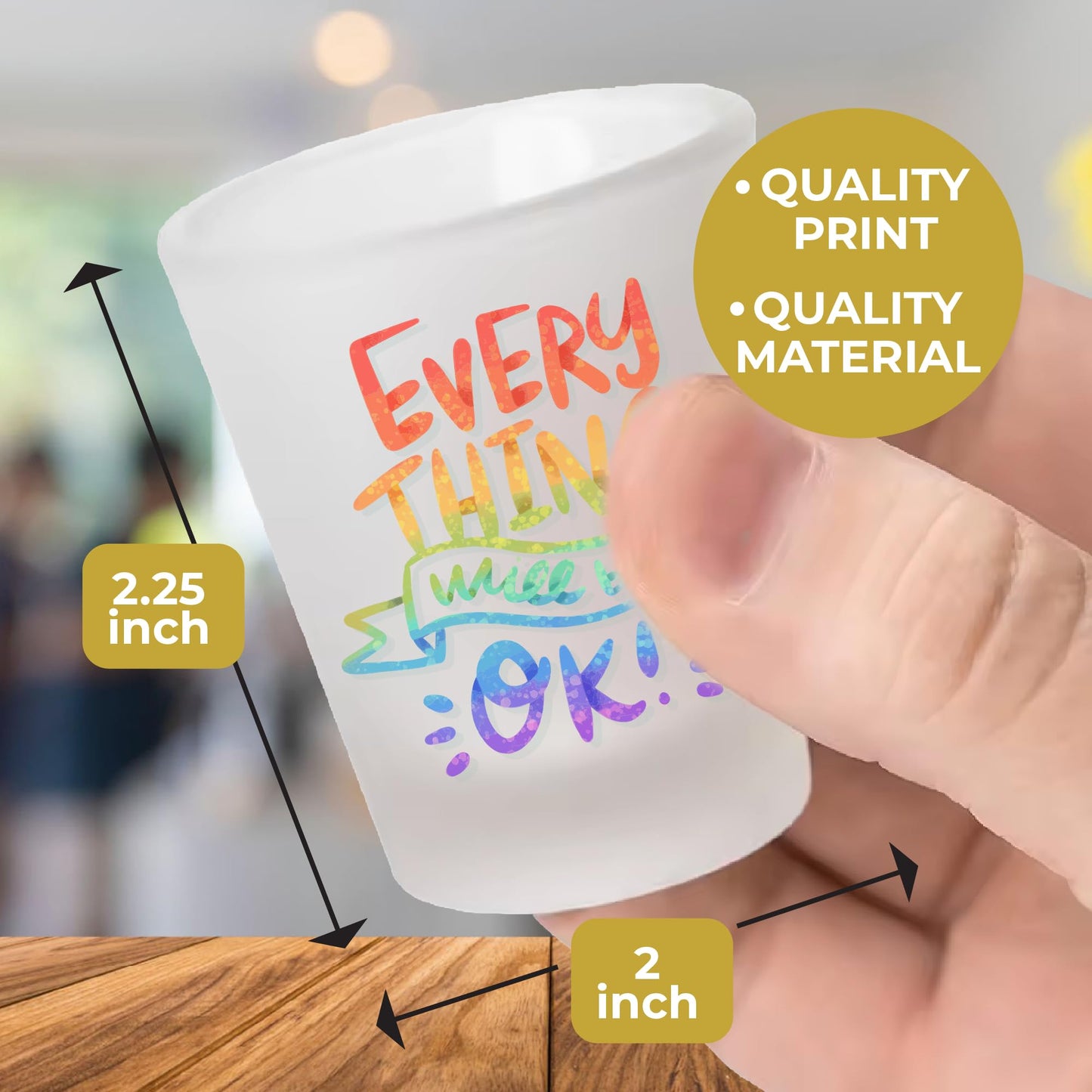 Your Dream Party Shop Sublimation Shot Glasses 24 Pcs, 1.5 oz Each, Sublimation Shot Glass Blanks, Shot Glass, Blank Shot Glasses, Glass Sublimation Blanks, Long Shot Glasses, White Shot Glasses