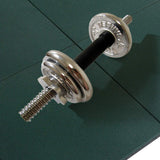 MYOYAY 4 Pack Interlocking Tiles 20"x20"x1" Heavy Duty Rubber Tile Green Non-Slip Flooring Mat for Playground Park Gym Indoor and Outdoor, Cover 11.12 Sq.FT MYOYAY