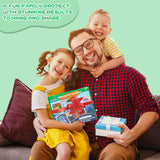 3 Pack Paint by Numbers for Kids Ages 8-12, Pre-Printed Acrylic Oil Painting, Includes (8x10, 8x9, 8x8 inch) Framed Canvas with 30 Acrylic Paint Pots, 5 Brushes for Kids, Art Supplies for Kids 9-12 Wings Giant