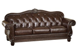 ACME Anondale Sofa - 15030 - Espresso Top Grain Leather Match Acme