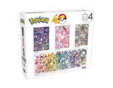 Buffalo Games - Pokémon - 4 X 1 Multipack - Pokemon Multipack No. 2 - Multi Piece Jigsaw Puzzle for Adults -Challenging Puzzle Perfect for Game Nights Buffalo Games