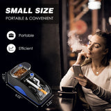 NEWTRY Cigarette Rolling Machine, Automatic Roller, Electric Mini Tobacco Injector(Blue) NEWTRY