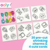 Ooly Colortopia Color by Number Paint Marker Kit & Shrink-Its 24 PC DIY Shrinking Art Bracelet Kit That Creates BFF Bracelets Ooly