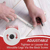 Miter Saw Protractor, Professional Miter Angle Finder for Woodworking Replaces the Model #505P-7 Miter Protractor Angle Finder with Measuring Rulers for Carpentry, Crown Molding Tool, Baseboard LUVRD