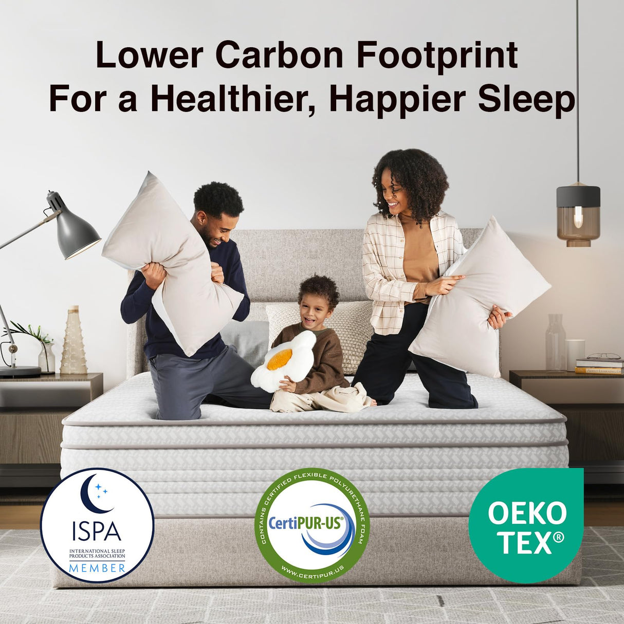 Novilla Full Size Mattress, 14 Inch Full Mattresses in a Box with Smarts™ Pocket Coil for Pressure Relief, Medium Plush Foam and Spring Hybrid Colchones with CertiPUR-US Certified Novilla