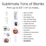 Epson Surecolor F170 Sublimation Starter Kit – Printer with CMYK Ink Set, Design Pack, 10 Sublimation Tumbler Pack, Sublimation Paper, Tape – Perfect for Beginners & Small Business makerflo