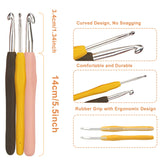 OWill 14 Piece Crochet Hook Set, Soft Grip Ergonomic Crochet Needles with Storage Case, Ideal for Beginners, Arthritic Hands OWill