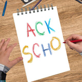 Crehatos 5.5" x 8.5" Sketch Book, Top Spiral Bound Sketch Pad, 100 Sheets Each 68lb/100gsm Drawing Paper, 2 Pack Crehatos