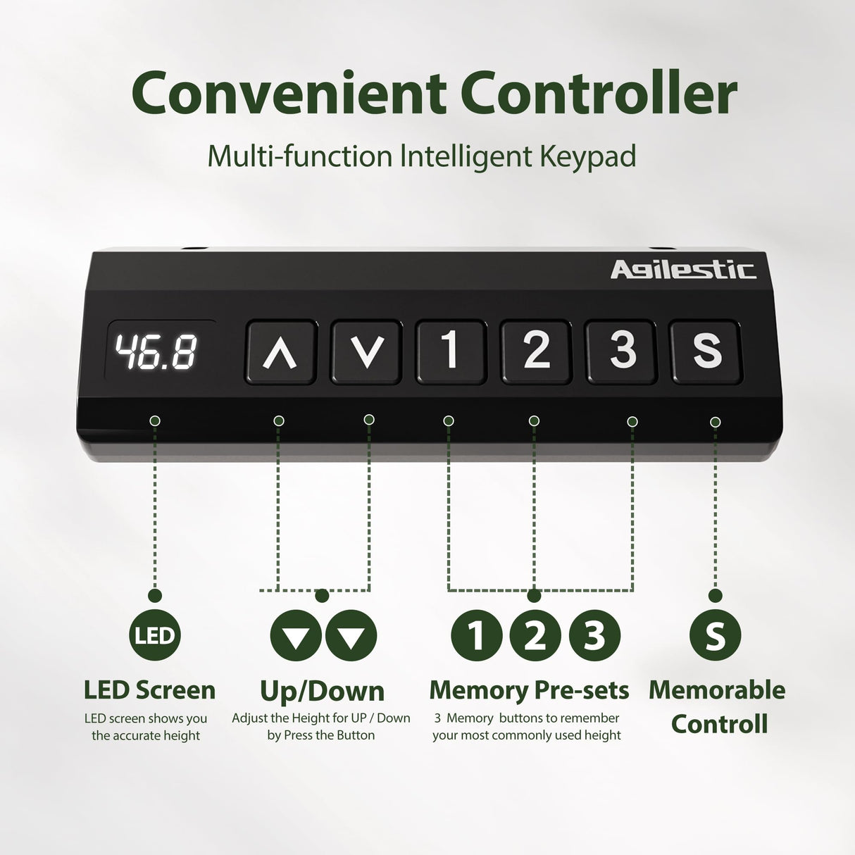 Agilestic L Shaped Electric Standing Desk with 2 Drawers, 63 Inch Ergonomic Adjustable Height Desk with Storage, Corner Desk Sit Stand up Computer Table for Work Office Home, Rustic Brown Agilestic