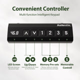 Agilestic L Shaped Electric Standing Desk with 2 Drawers, 63 Inch Ergonomic Adjustable Height Desk with Storage, Corner Desk Sit Stand up Computer Table for Work Office Home, Rustic Brown Agilestic