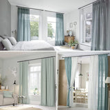 Extra Long Blackout Curtain Rods 120-inch to 175-inch - 1"Heavy Duty Adjustable Outdoor Curtain Rods for Windows,Patio Rustproof (10-14.5ft) - Black Bird Twig