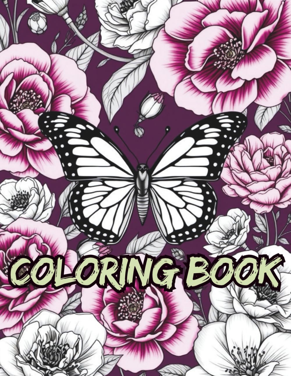Butterfly and Flower Coloring Book for Adults: 55 Stress-Relieving Designs for Mindfulness, Relaxation, and Art Therapy – Beautiful Butterflies and ... and color – one mindful page at a time.) Majosta