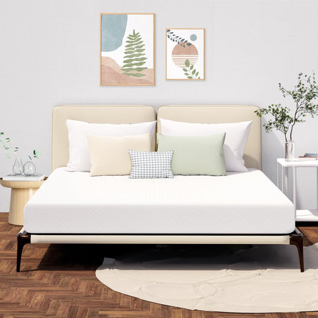 NEO SLEEP 8 Inch Cal King Cooling Gel Memory Foam Mattress Medium Firm CertiPUR-US Certified Mattress in a Box Enhanced Pressure Relief Removable Soft Cover No Fiberglass (California King, 8 in) NEO SLEEP