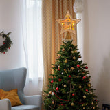 GHOSTMAGIC Nativity Christmas Tree Star Topper Lighted, 3D Wooden Nativity Scene Star for Christmas Tree, Nativity Set Christmas Tree Decorations, LED Xmas Decor Ornaments for Indoor (Nativity) GHOSTMAGIC