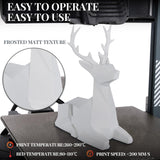 TINMORRY Glass Fiber Reinforced PETG Filament 1.75mm, High Impact Resistance Matte PETG GF 3D Printing Filament, Durability & Stiffness, Fits Bambu Lab FDM 3D Printers, 1 KG 1 Spool, Frosted White TINMORRY