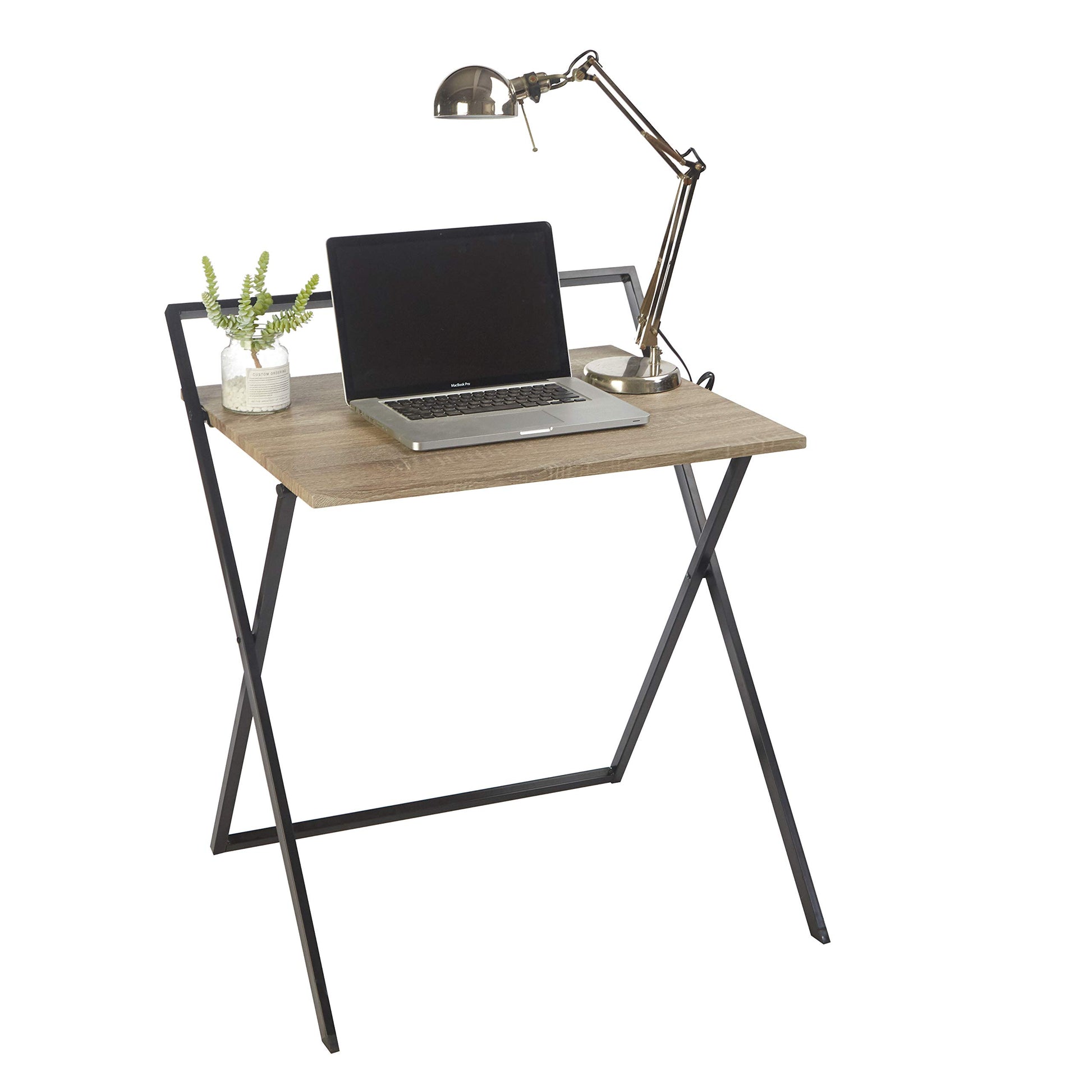 Urban Lifestyle Compact Folding Desk, Wood - WoodArtSupply