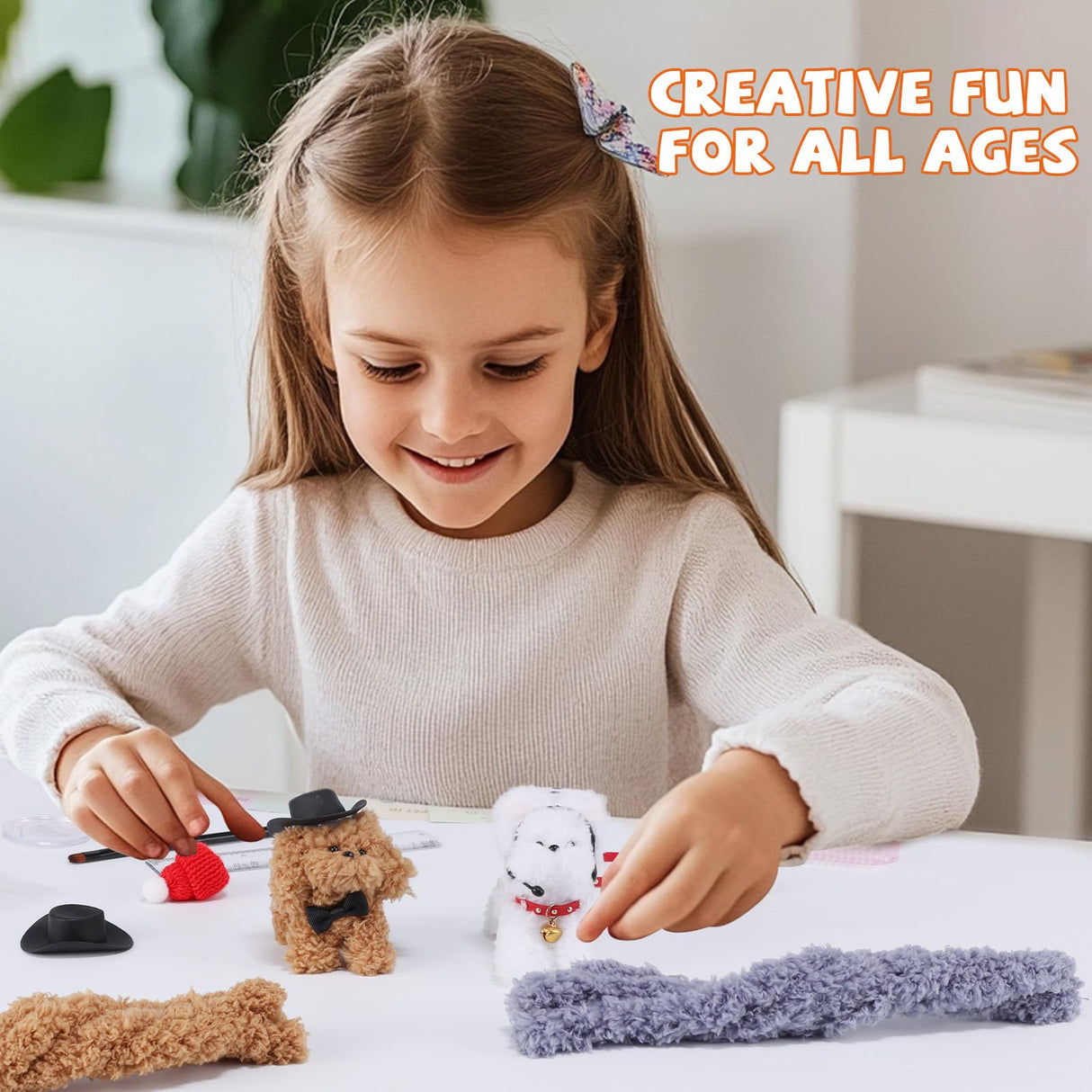 JMMICO 71-Piece Pipe Cleaner Craft Kit for Kids & Adults - DIY Animal Art Supplies with Video Tutorial, Creative Blind Box Anxiety Relief Toys & Classroom Activities, Gifts for 8+ Year Old Girls JMMICO