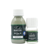 Rubio Monocoat Wood Stain & Finish 65 ft² - Titanium Grey | Oil Plus 2C | Quick-Dry, Eco-Friendly Linseed Wood Oil for Indoor Use, Includes Accelerator (Part B) | Protector | 130 ml Rubio Monocoat