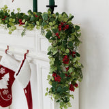 6.3FT Christmas 144 Branch Tips Cedar Garlands, Anna's Whimsy Seasonal Artificial Pine Cypress Greenery Garland, Christmas Decorations Holiday Indoor Outdoor Christmas Decor Winter Pine Garland Anna's Whimsy
