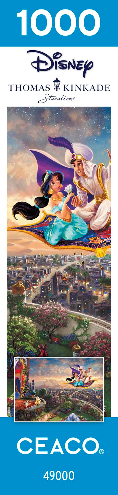 Ceaco - Disney - Thomas Kinkade - Aladdin - 1000 Piece Jigsaw Puzzle