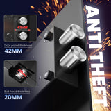 KornerBatl Hidden In Wall Safes Between Studs with Removable Pegboard, 0.405 Cubic Ft. Hidden Security Floor Safe with Key Lock for Handgun, Jewelry, Passport KornerBatl