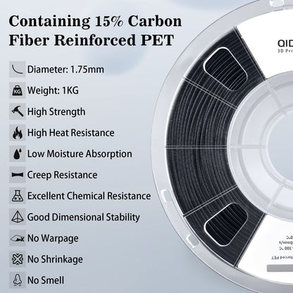 QIDI X-PLUS3 3D Printer Bundle Comes with 2kg of QIDI Filament, Including PET-CF and ABS-GF25 Filament - WoodArtSupply