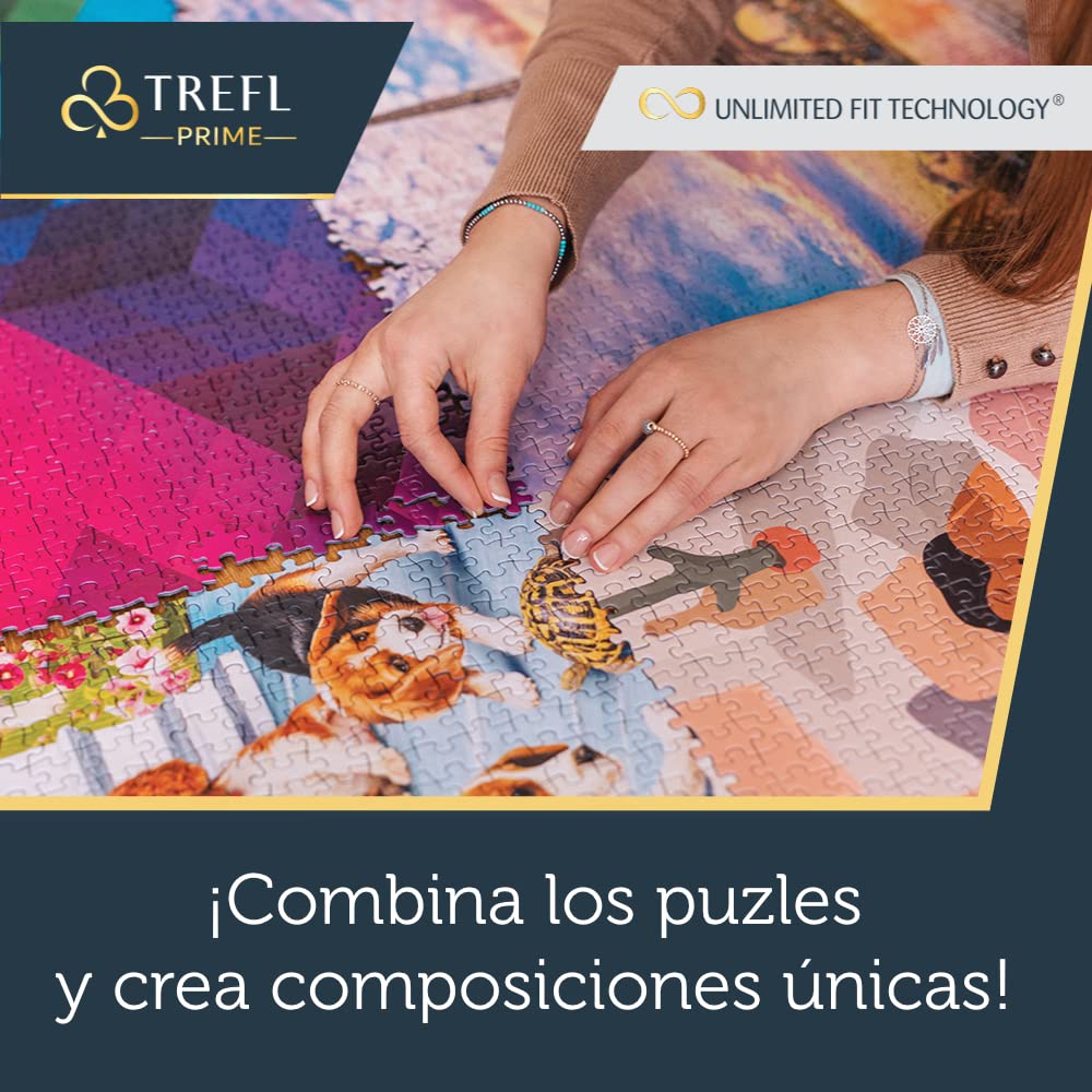 Trefl Dreaming of Winter 1000 Piece Jigsaw Puzzle Prime 27"x19" Thick Cardboard, BIO, ECO, Christmas Jigsaw, Creative Entertainment for Adults and Children from 12 Years Old Trefl