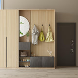 Oxdigi Wooden Slat Peel and Stick Wallpaper - Self-Adhesive Contact Paper with 3D Effect | Waterproof & Removable | PVC Contact Paper for Countertops & Cabinets | 23.6 in x 16.4 ft | Light Wood Oxdigi