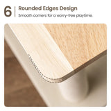 MWPO Large Modern Cat Tree, 70.1-Inch Wood Cat Tower for Indoor Cats, Multi-Level Tall Cat Condo with 2 Padded Perches, Hammock, Scratching Posts, Dangling Toys, Beige MWPO