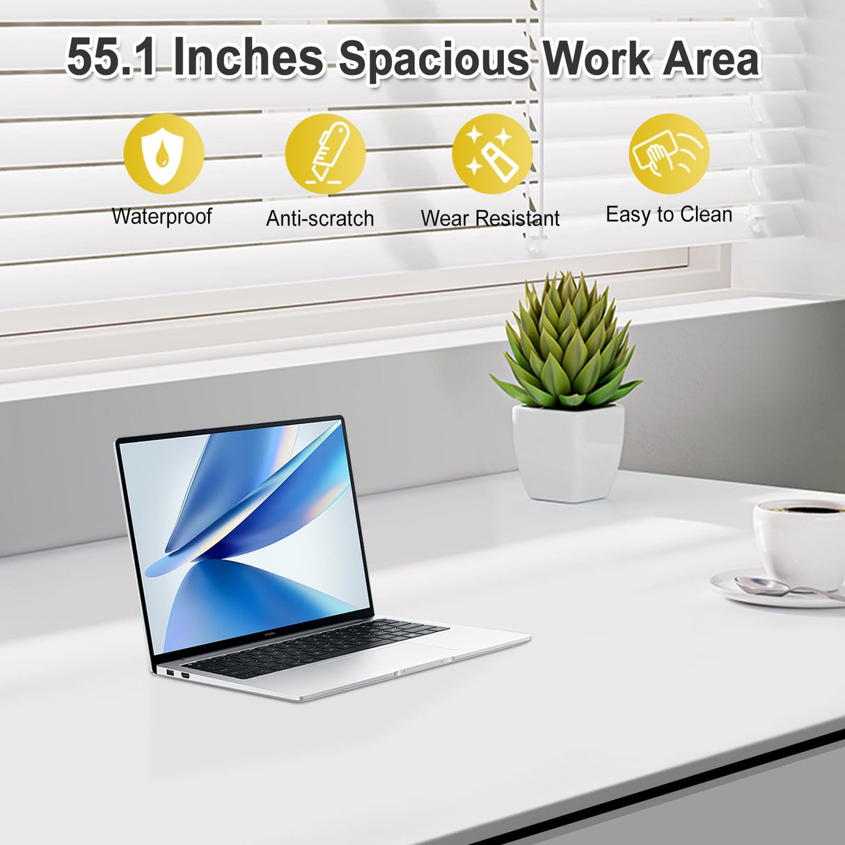 Ptosziav Folding Conference Table Conference Room Table, Modern Flip Top Mobile Training Table, Foldable Meeting Table for Office Training Room,Meeting Seminar Tables with Caster Wheels(2 Pcs 55.1IN) Ptosziav